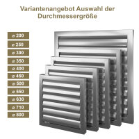Lüftungsgitter mit RKZ-Gewichtslamellen Aluminiumblech Quadratisch En,  55,00 €